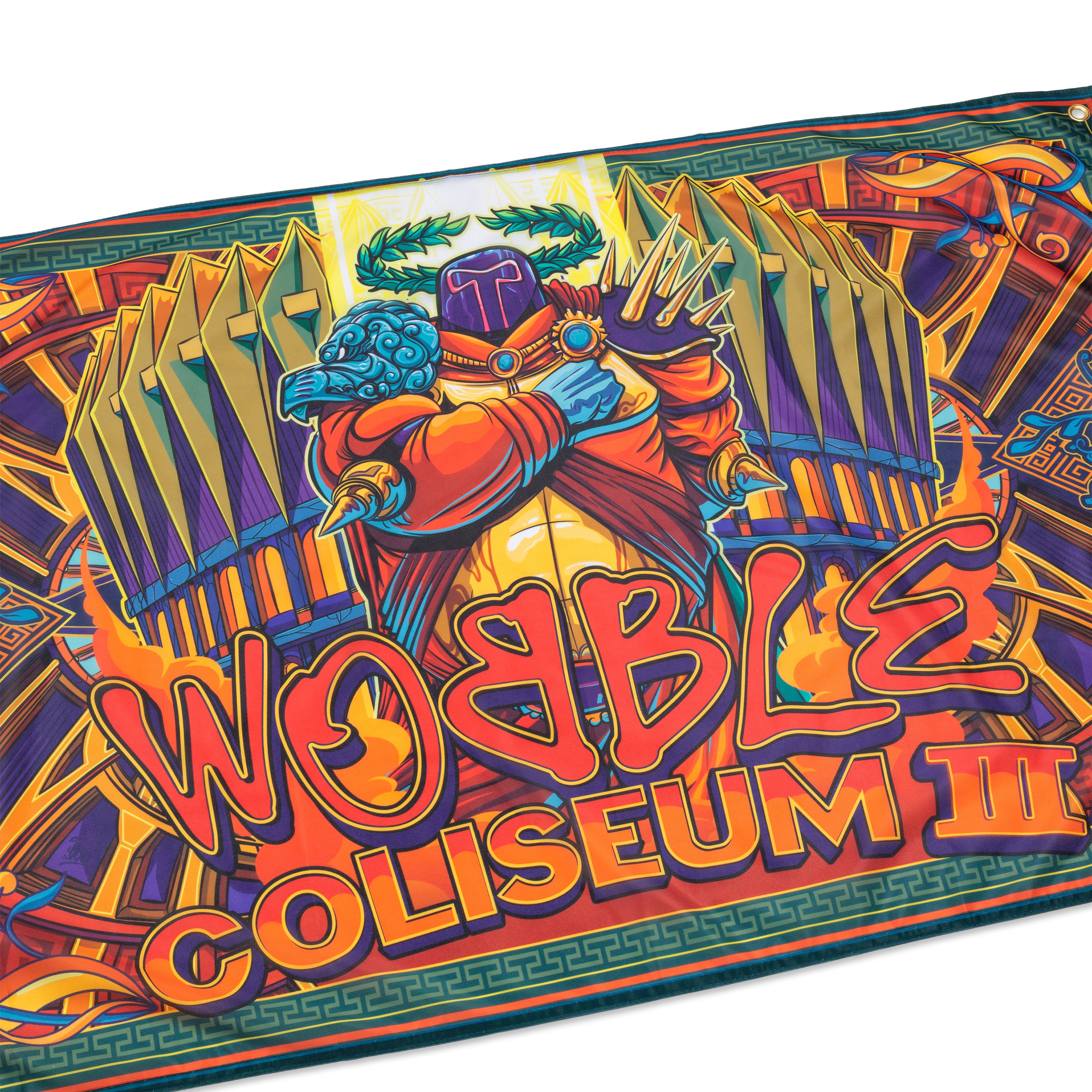 Ganja White Night Wobble Coliseum III Flag Flag Wobble Coliseum III Flag - Default Title