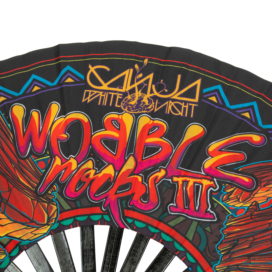 Wobble Rocks III  Hand Fan