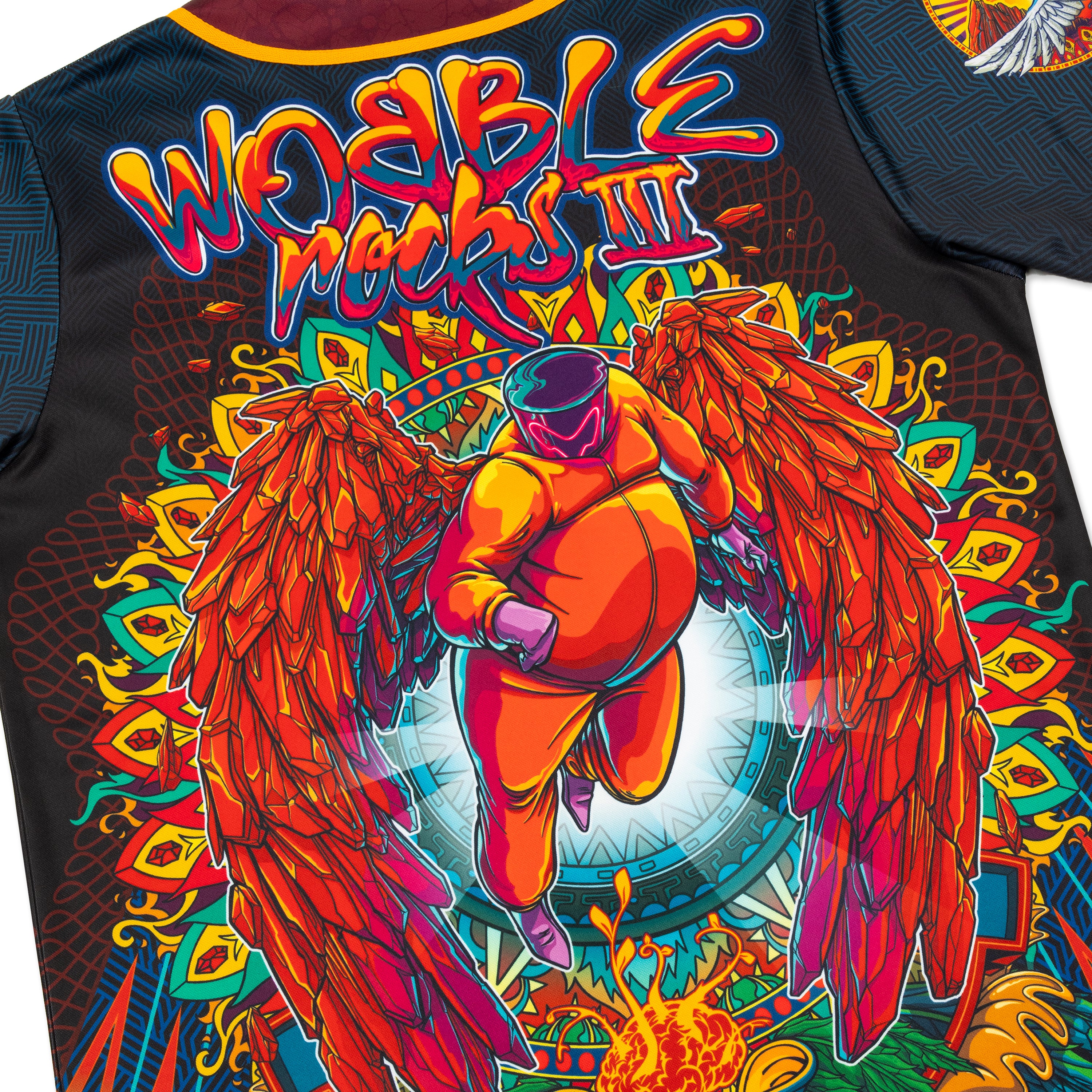 Ganja White Night Wobble Rocks III Baseball Jersey Baseball Jersey Wobble Rocks III Baseball Jersey - S