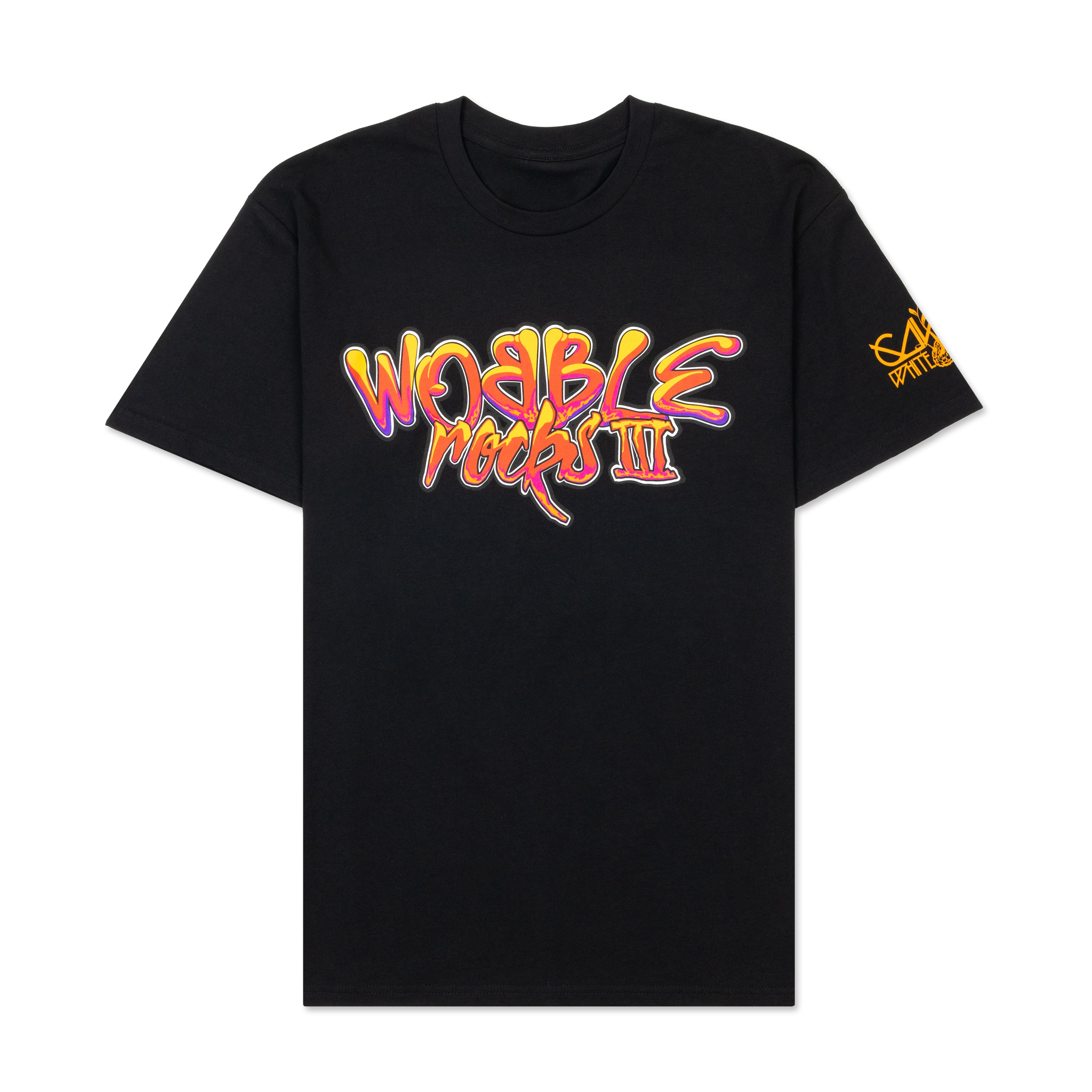 Ganja White Night Wobble Rocks III Print Tee tee Wobble Rocks III Print Tee - S