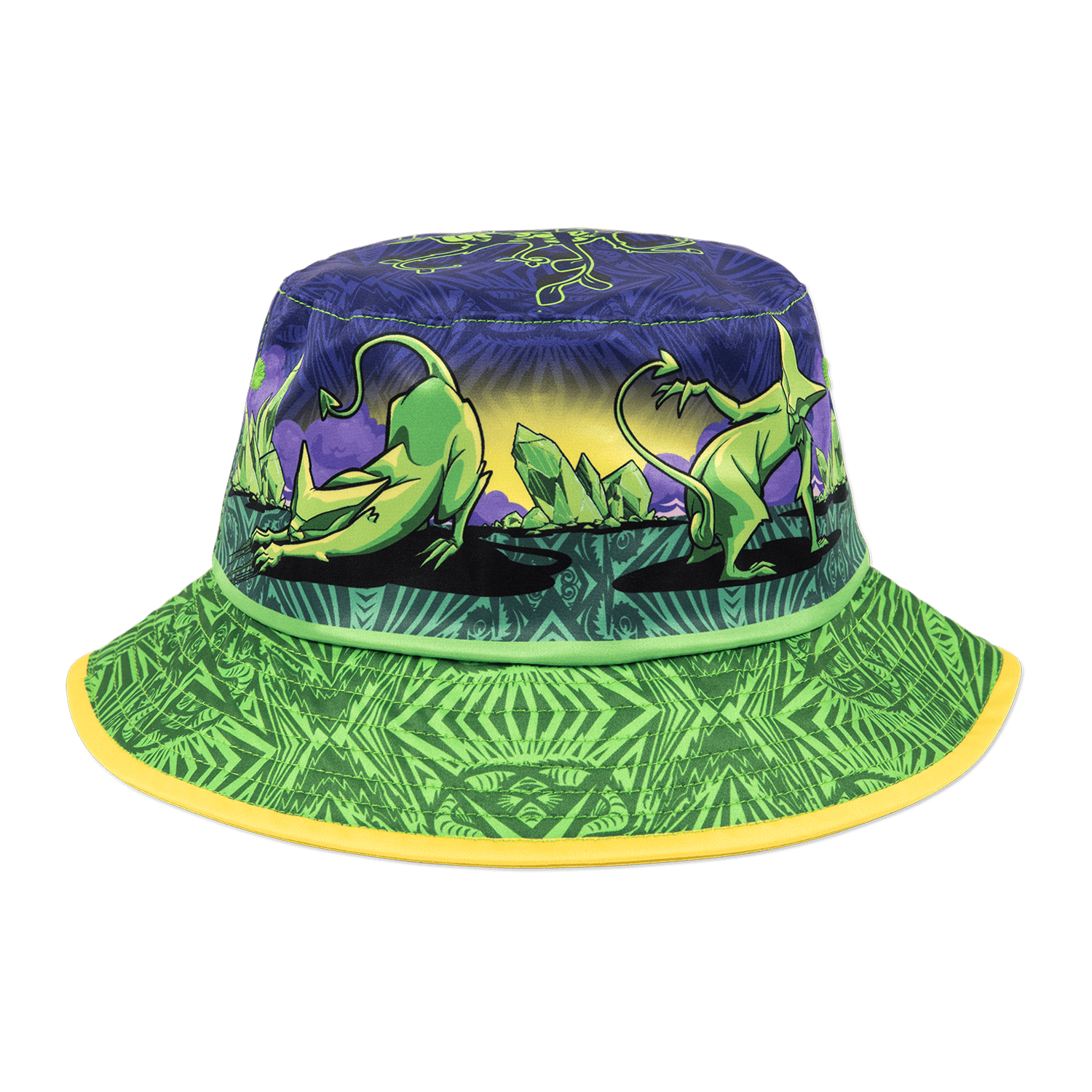 Dark Wobble Cat Bucket Hat