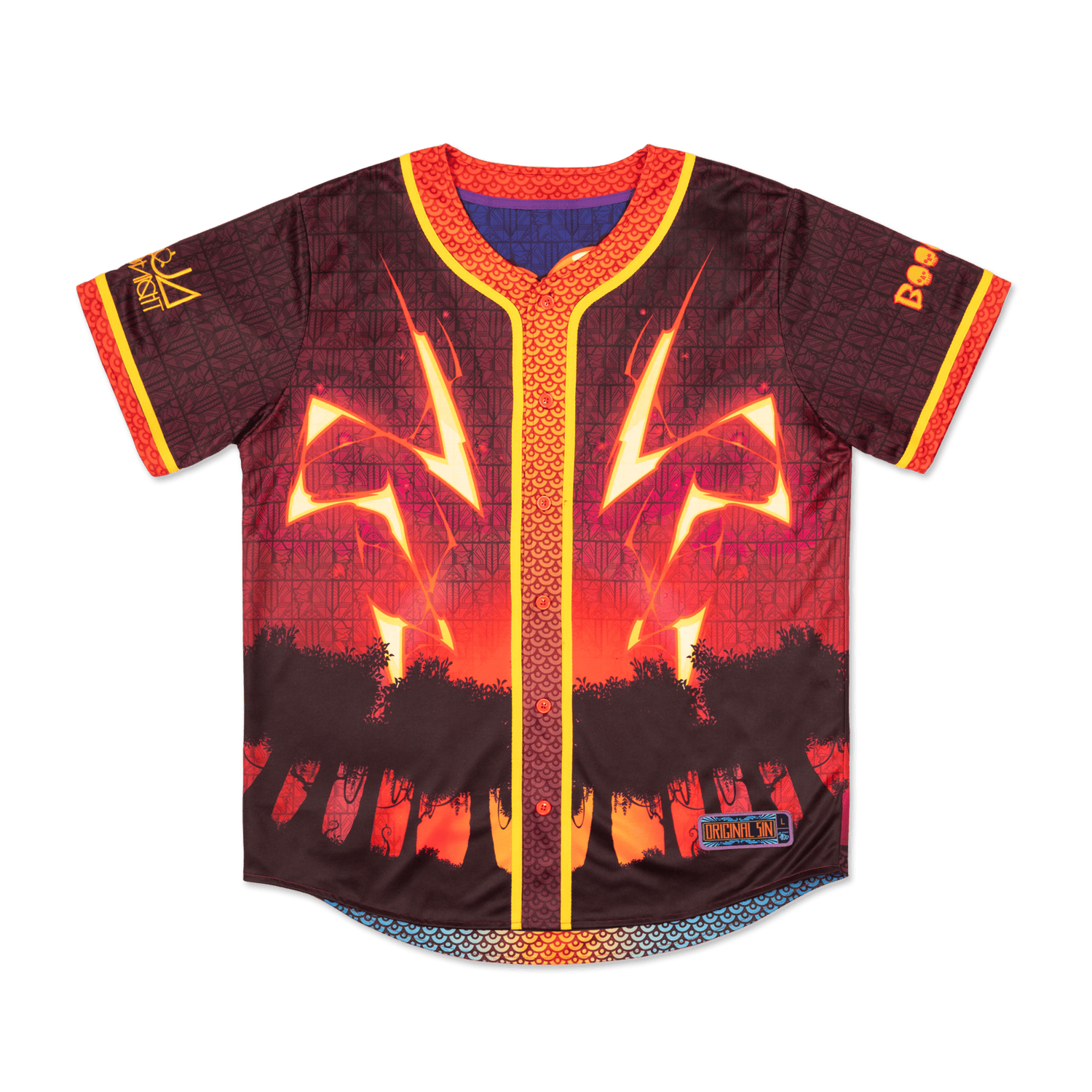 Ganja White Night LIMITED EDITION GANJA WHITE NIGHT x BOOGIE T REVERSIBLE JERSEY Baseball Jersey LIMITED EDITION GANJA WHITE NIGHT x BOOGIE T REVERSIBLE JERSEY - S