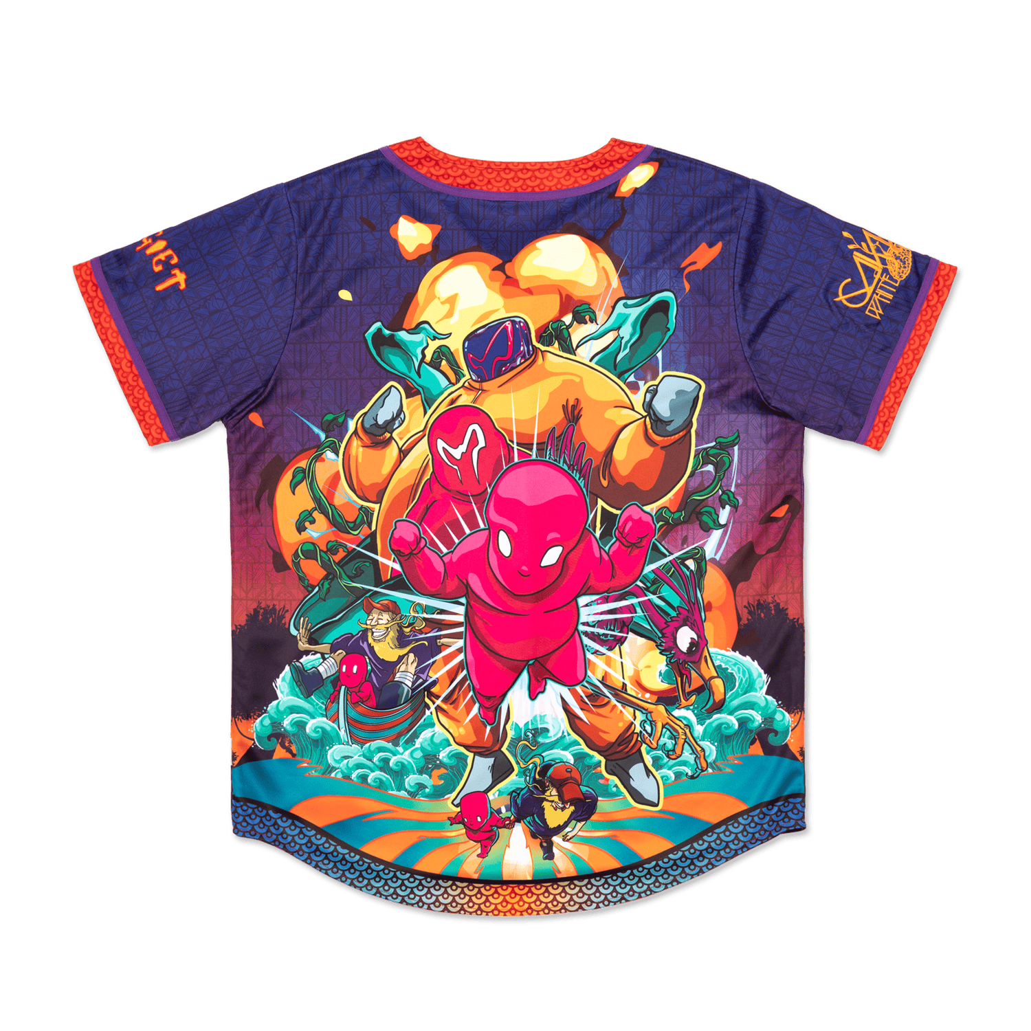 Ganja White Night LIMITED EDITION GANJA WHITE NIGHT x BOOGIE T REVERSIBLE JERSEY Baseball Jersey LIMITED EDITION GANJA WHITE NIGHT x BOOGIE T REVERSIBLE JERSEY - S