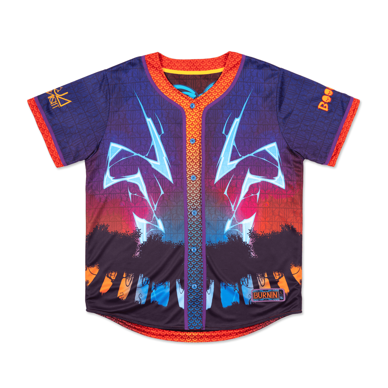 Ganja White Night LIMITED EDITION GANJA WHITE NIGHT x BOOGIE T REVERSIBLE JERSEY Baseball Jersey LIMITED EDITION GANJA WHITE NIGHT x BOOGIE T REVERSIBLE JERSEY - S