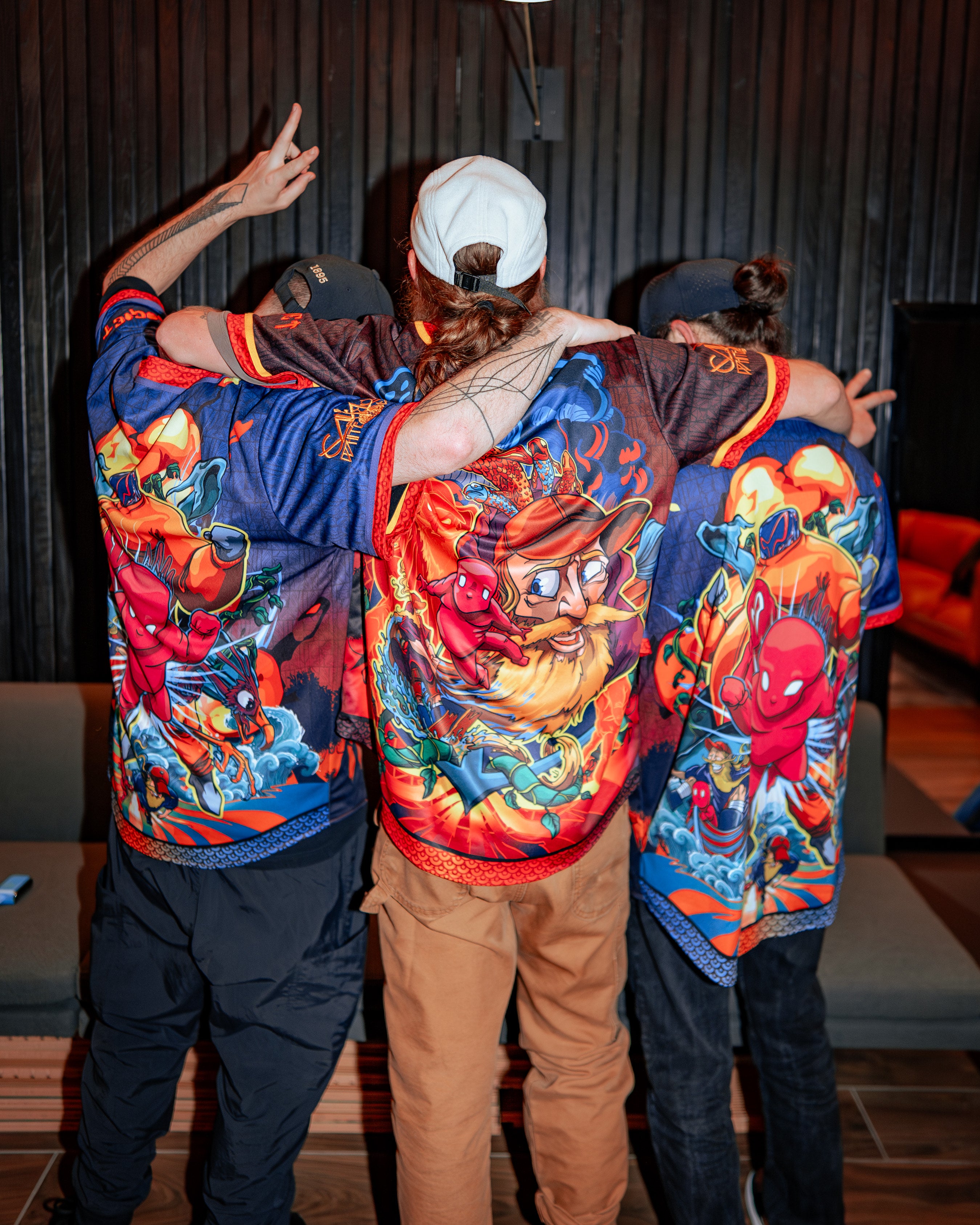 Ganja White Night LIMITED EDITION GANJA WHITE NIGHT x BOOGIE T REVERSIBLE JERSEY Baseball Jersey LIMITED EDITION GANJA WHITE NIGHT x BOOGIE T REVERSIBLE JERSEY - S