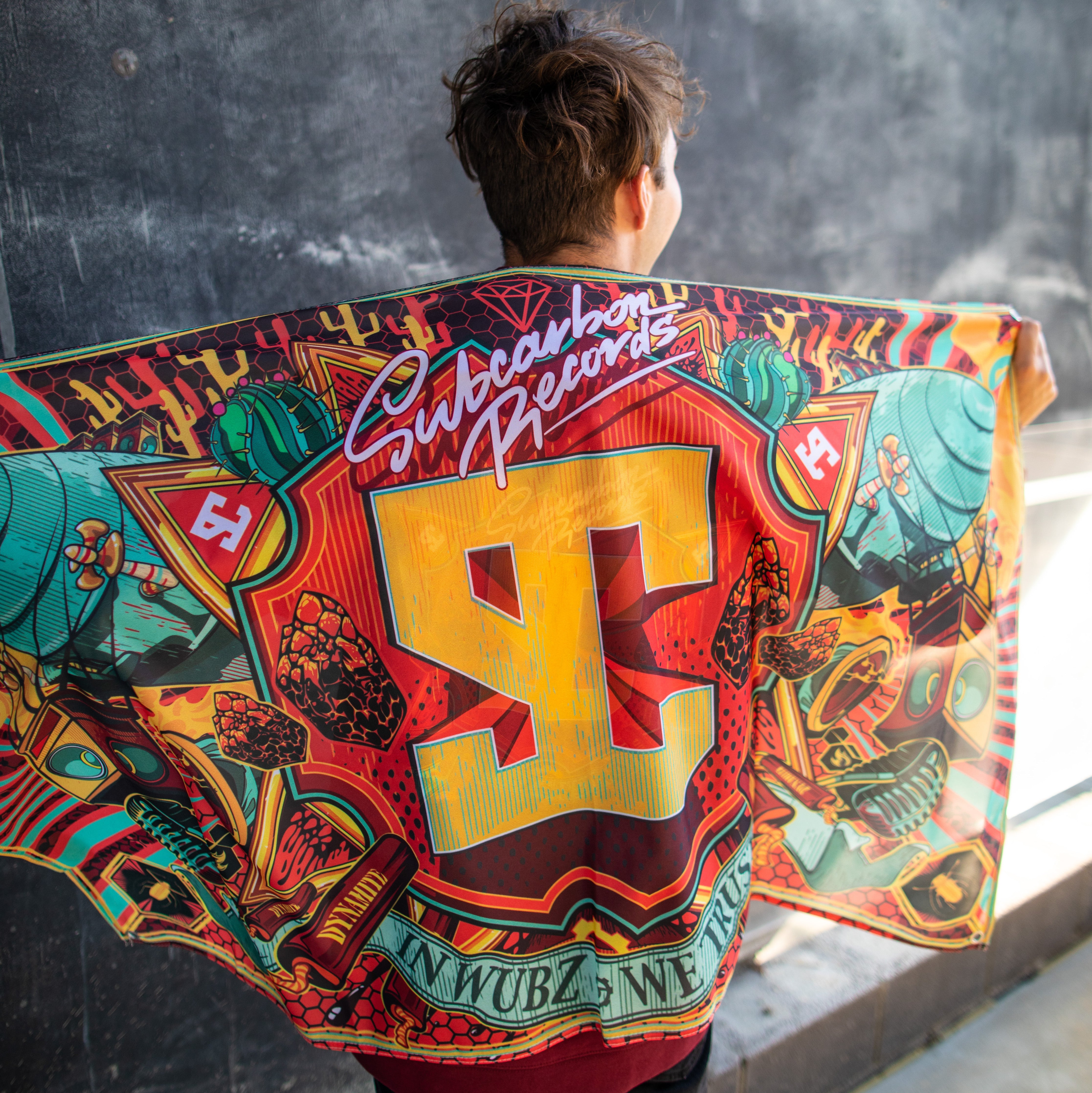 Ganja White Night Sublimated Flag Flag Sublimated Flag - Default Title