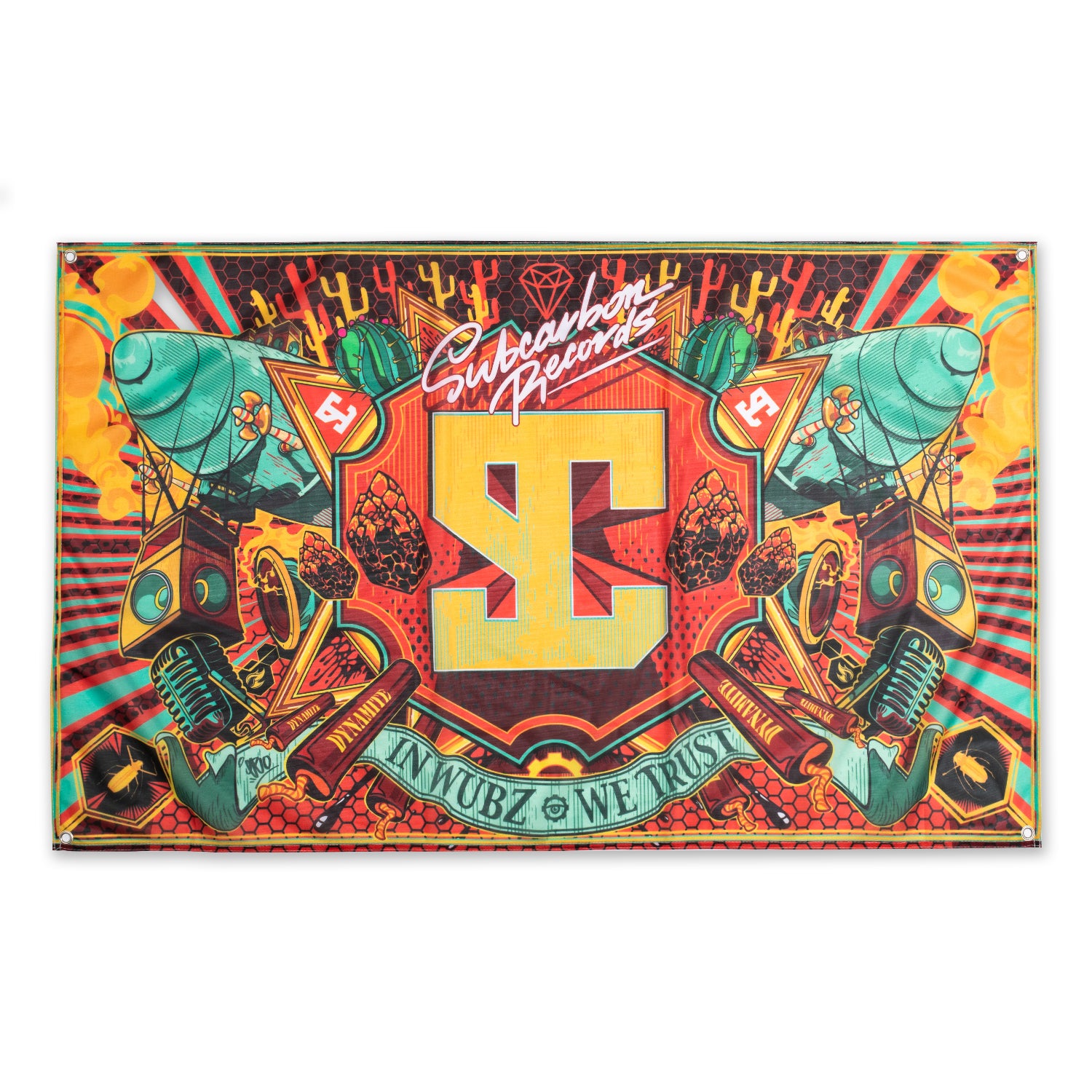 Ganja White Night Sublimated Flag Flag Sublimated Flag - Default Title